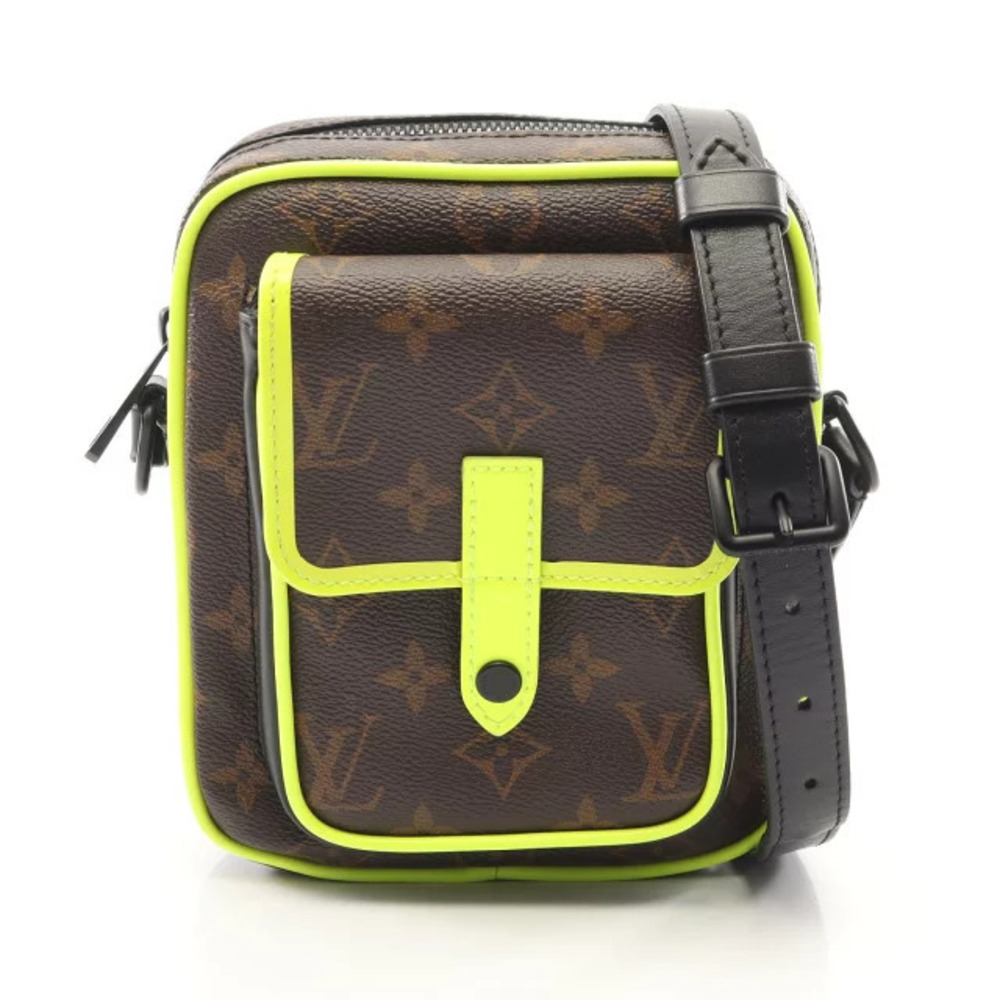 Louis Vuitton Christopher Wearable Wallet Shoulder Bag Canvas Leather Monogram